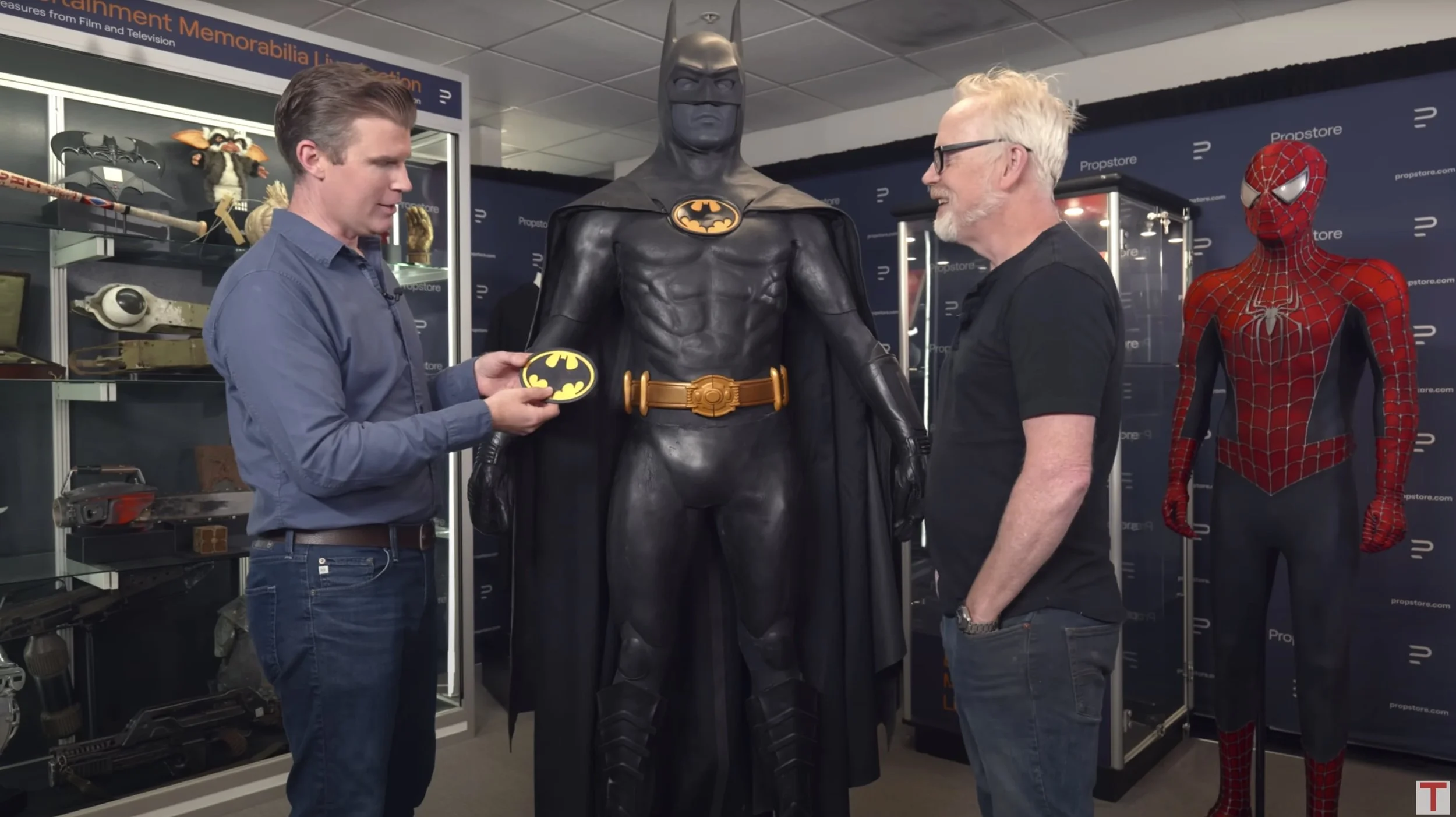 Adam Savage has examined Tim Burton’s original Batman Batman since 1989